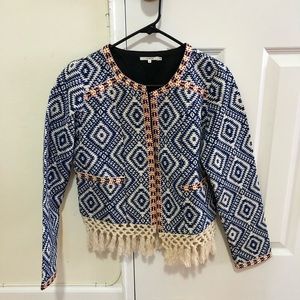 NWT Tularosa Fringe Jacket